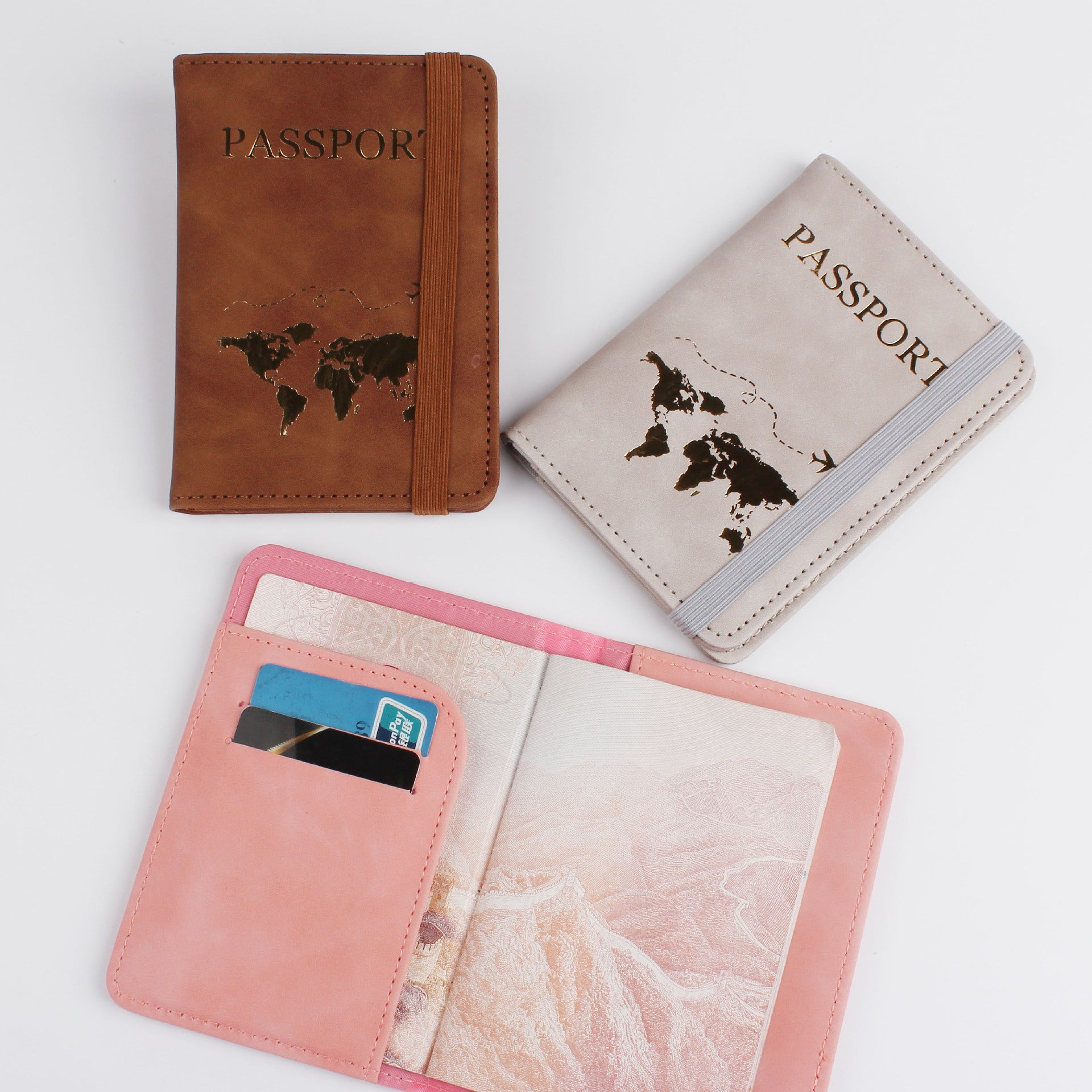 Vintage Business Passport Covers