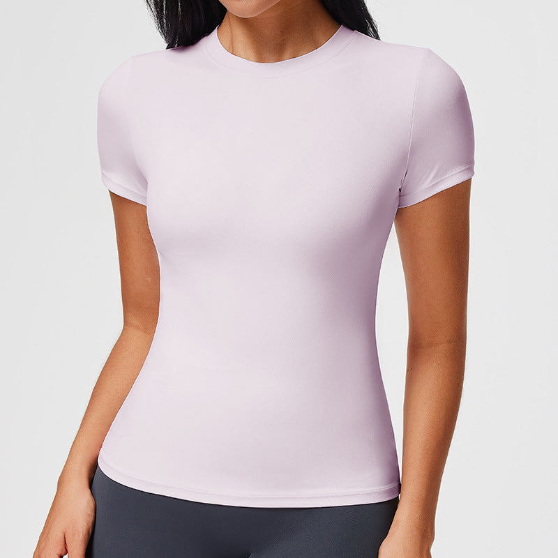 Solid Slim Short Sleeves Tee
