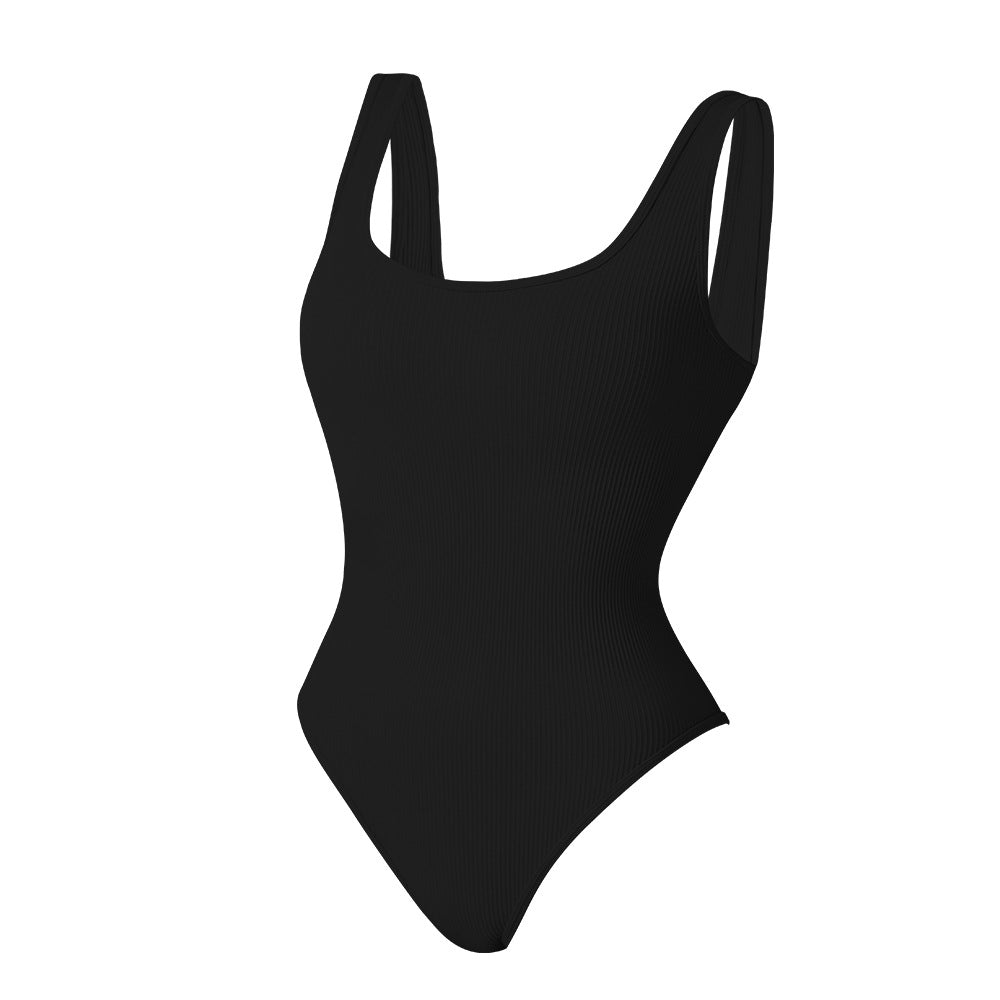 Sleeveless Off-shoulder Knit Bodysuit