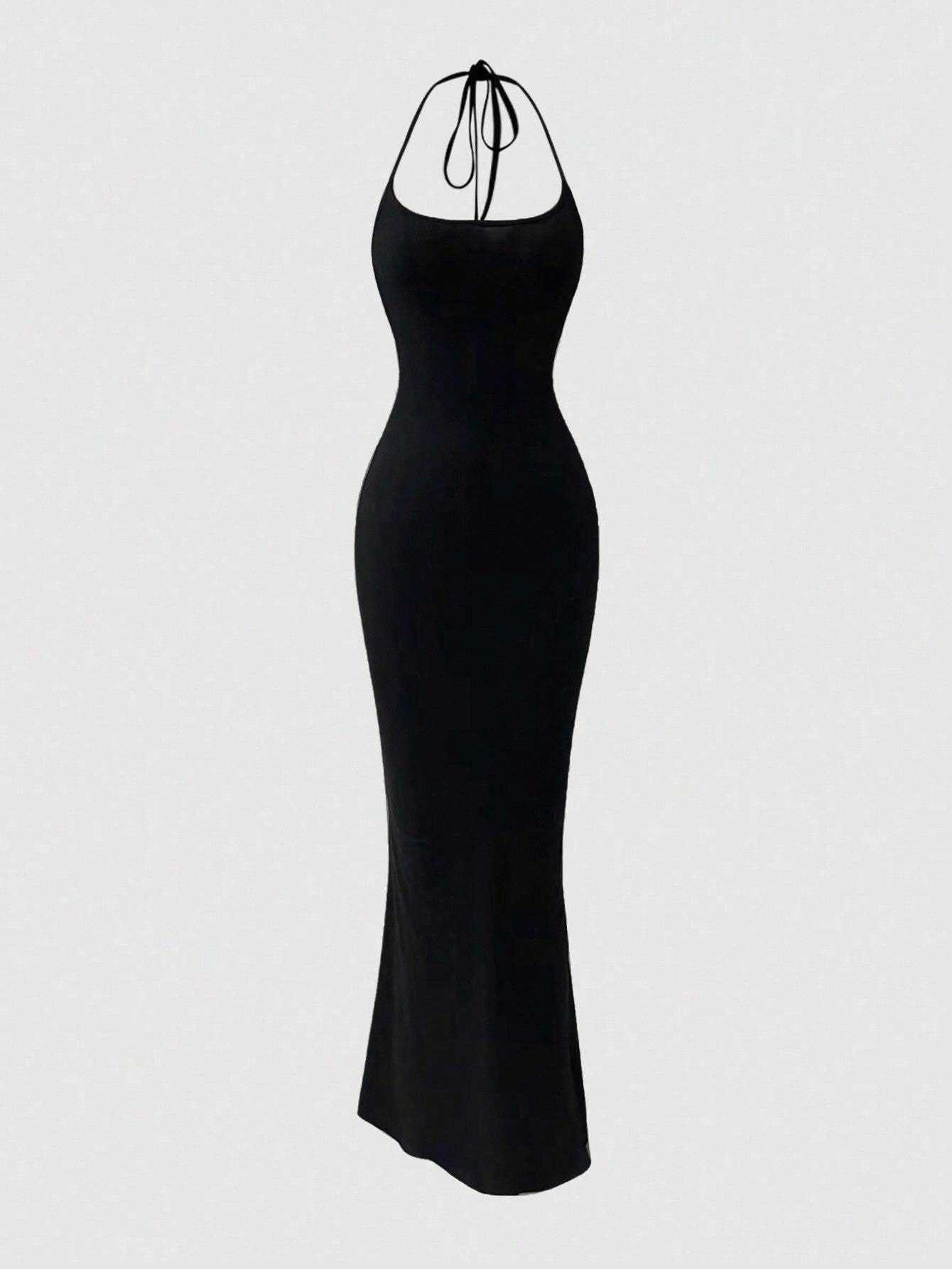 Slim Fit halter neck maxi dress