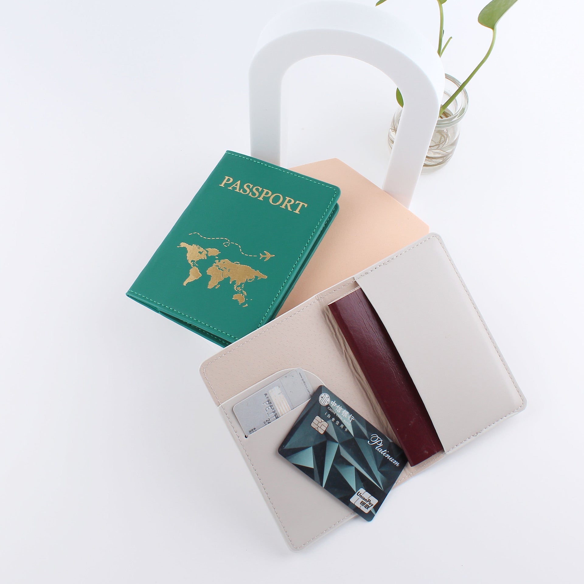 Vintage Business Passport Covers