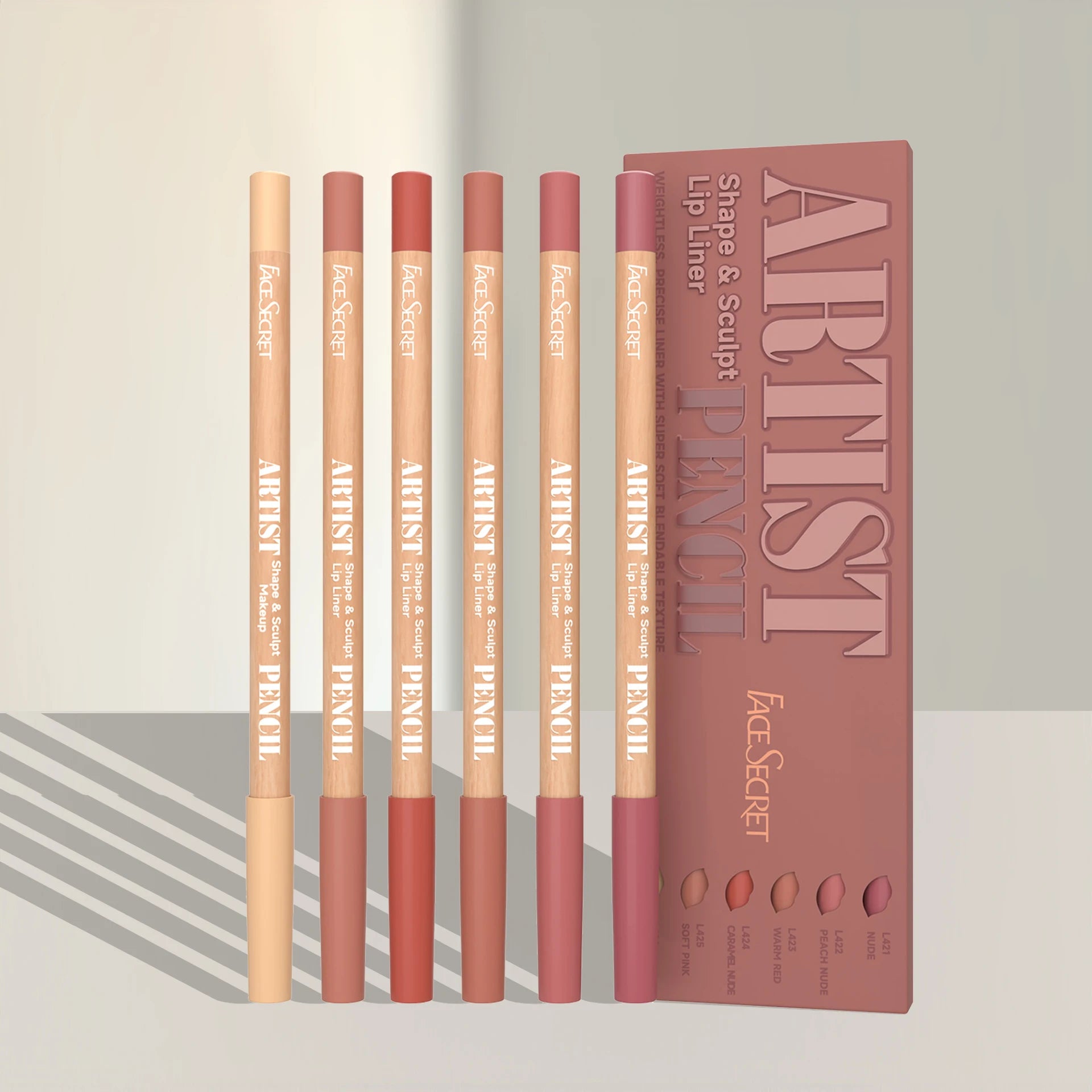 Face Secret Artist Lip Liner Pencil Set