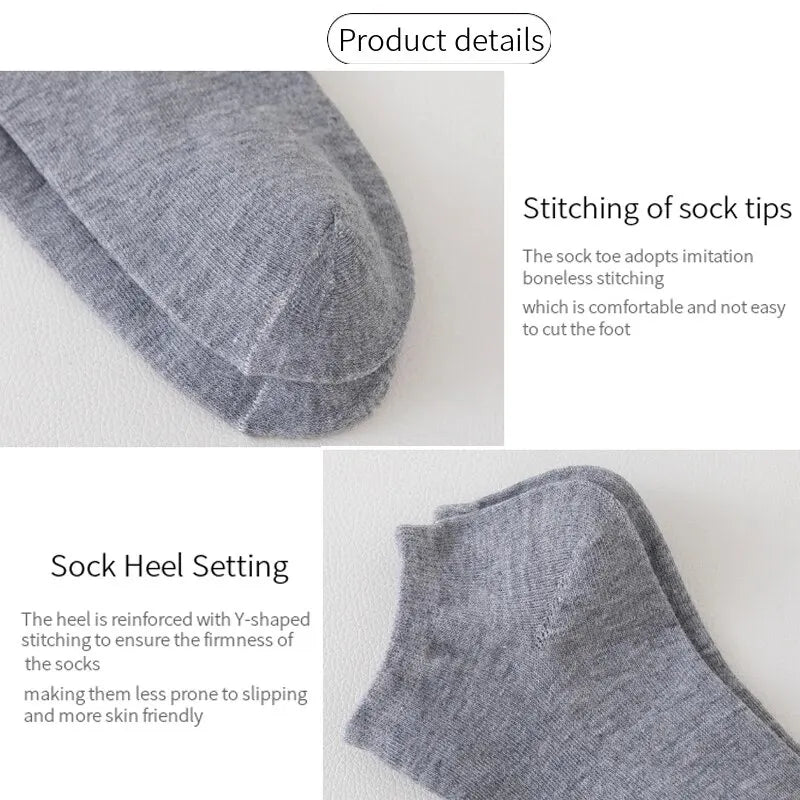 Unisex 10/20 Pairs of Solid Color Socks