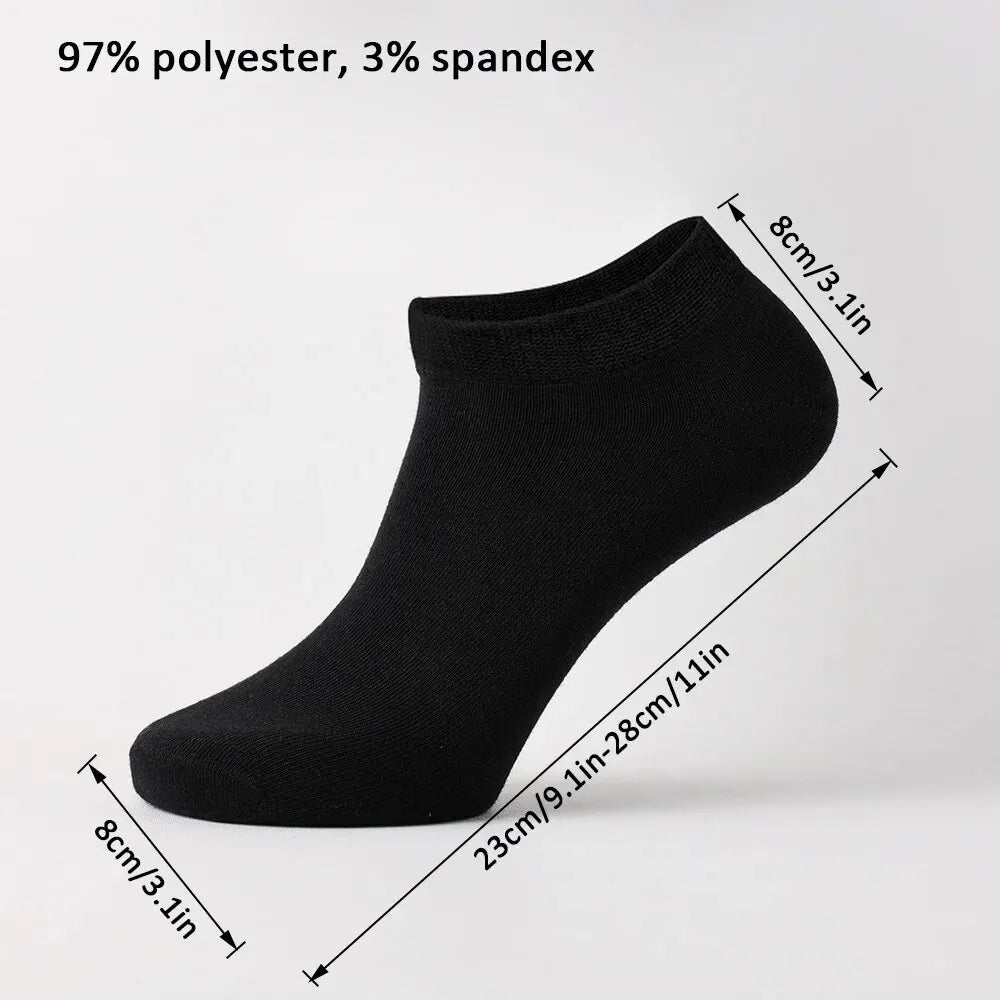 Unisex 10/20 Pairs of Solid Color Socks